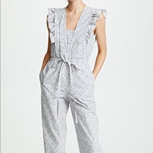 Floral cotton jumpsuit